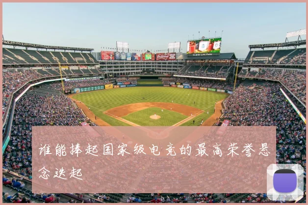 谁能捧起国家级电竞的最高荣誉悬念迭起